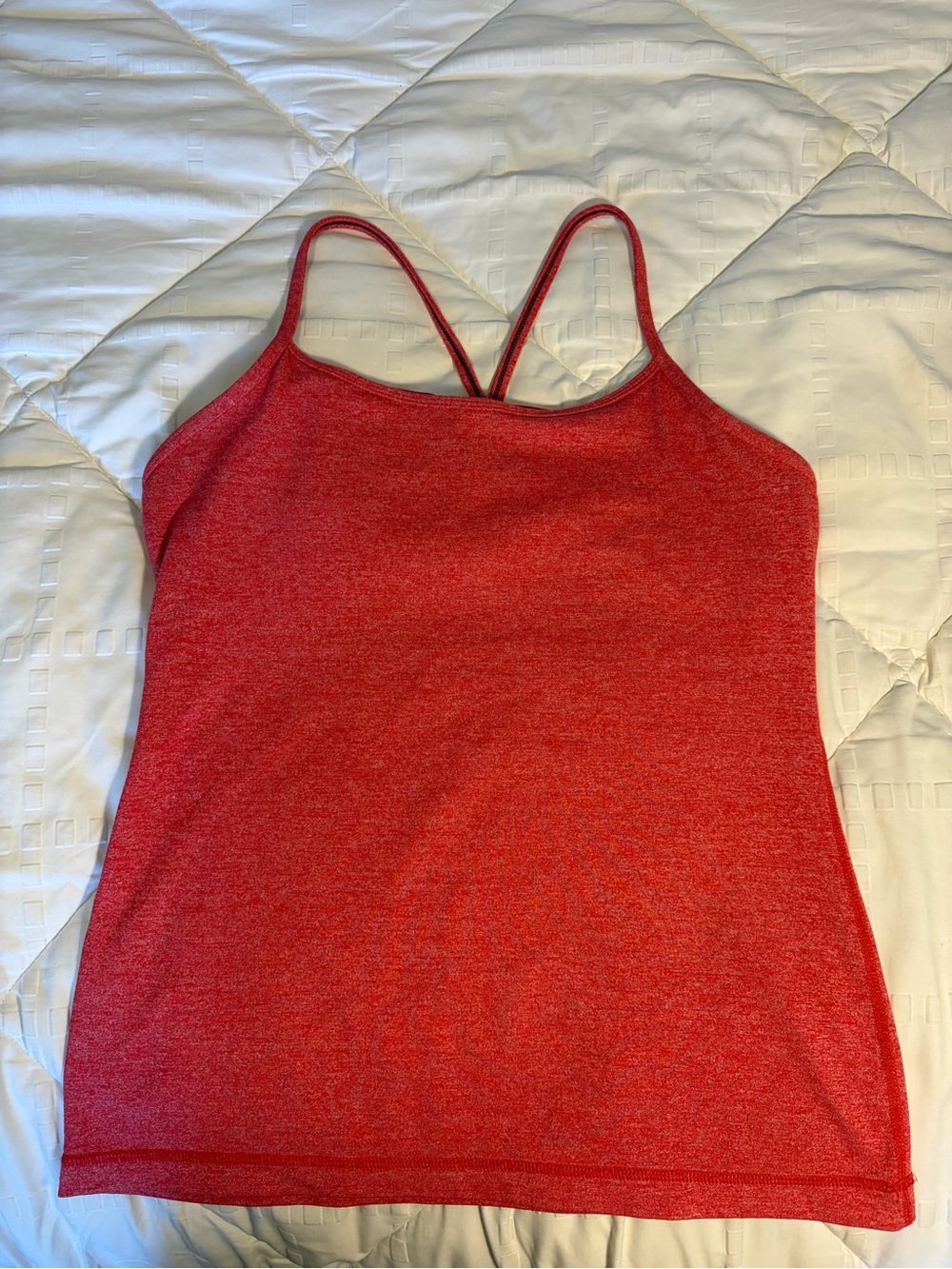 lululemon athletica Red Racerback Tank with Slim Straps